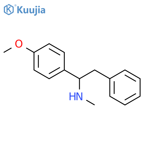 1-(4-methoxyphenyl)-2-phenylethyl(methyl)amine structure