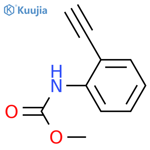 Carbamic acid, N-(2-ethynylphenyl)-, methyl ester structure
