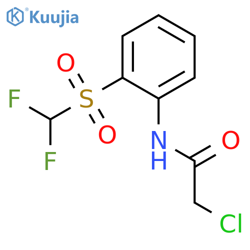 2-Chloro-N-(2-Difluoromethanesulfonylphenyl)Acetamide structure