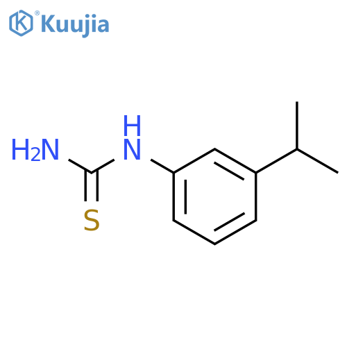 3-(propan-2-yl)phenylthiourea structure
