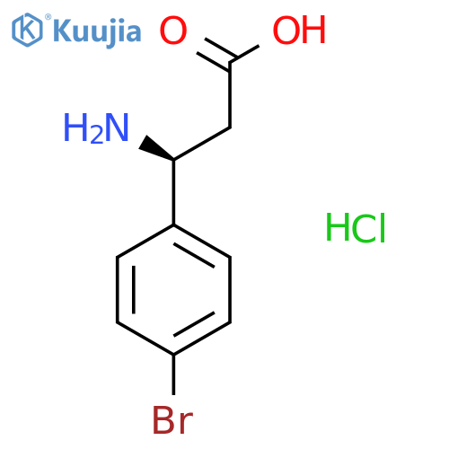 (S)-3-Amino-3-(4-Bromophenyl)Propanoic Acid Hydrochloride Salt structure