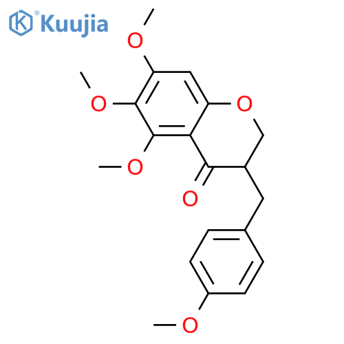 4',5,6,7-Tetrahydroxyhomoisoflavanone; (ξ)-form, Tetra-Me ether structure