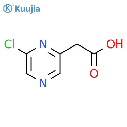 2-(6-chloropyrazin-2-yl)acetic acid structure