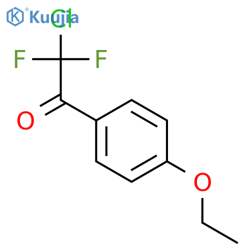 Ethanone, 2-chloro-1-(4-ethoxyphenyl)-2,2-difluoro- structure