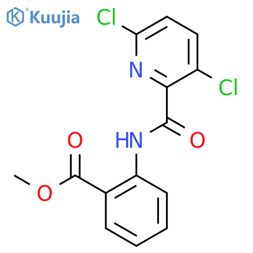 Methyl 2-(3,6-dichloropyridine-2-amido)benzoate structure