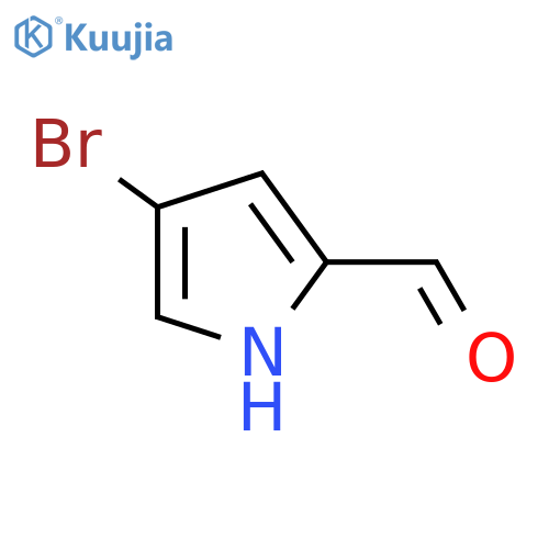 4-Bromo-1H-pyrrole-2-carbaldehyde structure