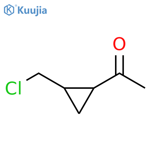 1-2-(chloromethyl)cyclopropylethan-1-one structure