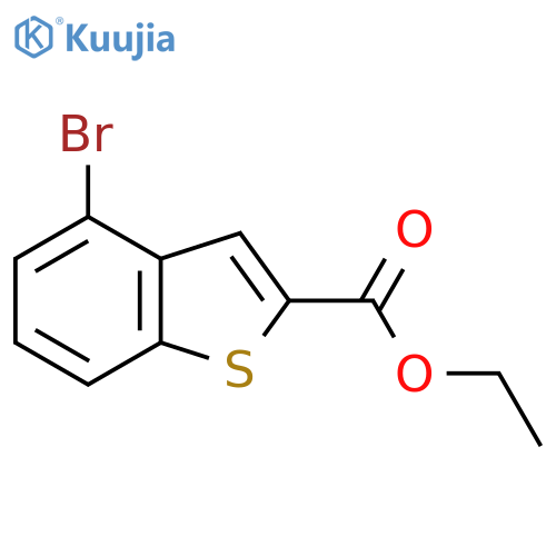 Ethyl 4-bromo-1-benzothiophene-2-carboxylate structure