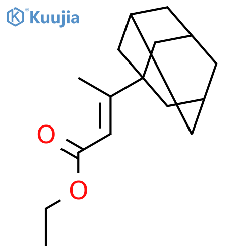 ethyl (2Z)-3-(adamantan-1-yl)but-2-enoate structure