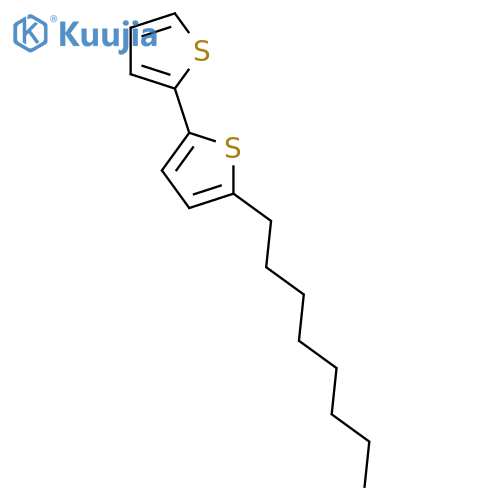 5-n-Octyl-2,2'-bithiophene structure