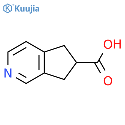 5H,6H,7H-cyclopentacpyridine-6-carboxylic acid structure