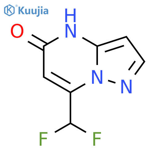 7-(difluoromethyl)pyrazolo1,5-apyrimidin-5-ol structure