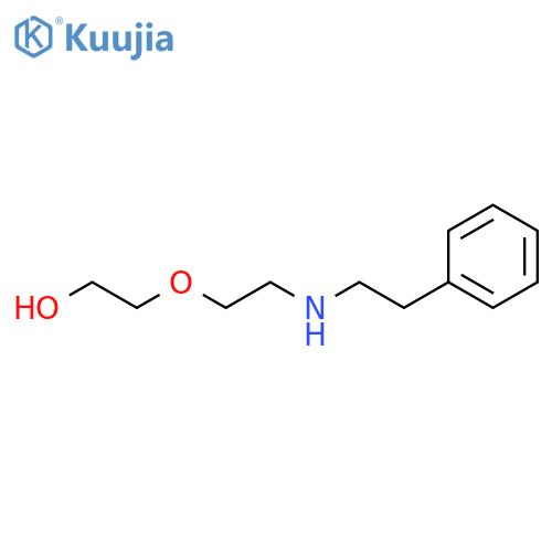 2-{2-(2-phenylethyl)aminoethoxy}ethan-1-ol structure