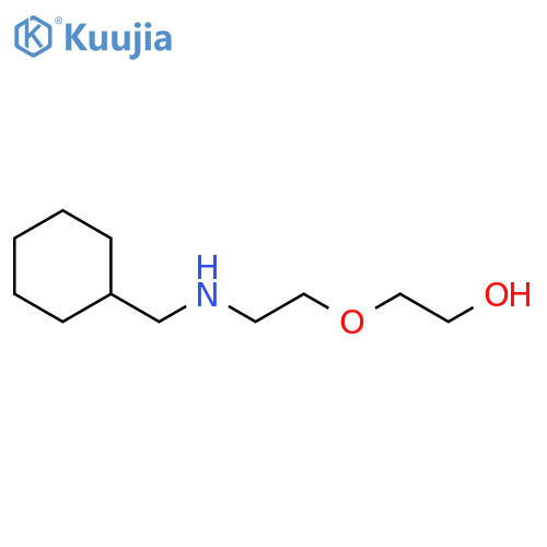 2-{2-[(cyclohexylmethyl)amino]ethoxy}ethan-1-ol structure
