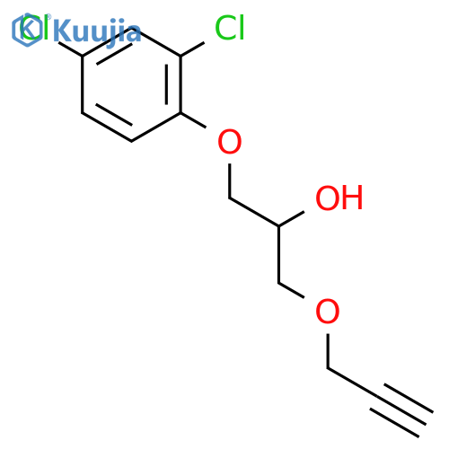 2-Propanol, 1-(2,4-dichlorophenoxy)-3-(2-propynyloxy)- structure
