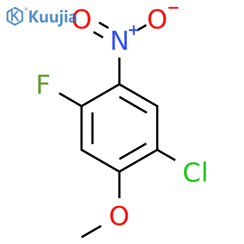 Benzene, 1-chloro-4-fluoro-2-methoxy-5-nitro- structure