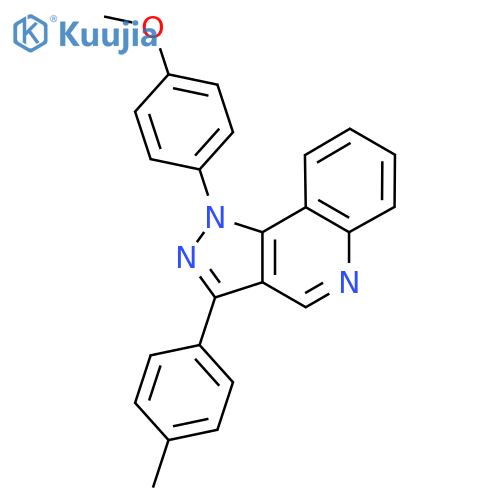 1-(4-methoxyphenyl)-3-(4-methylphenyl)-1H-pyrazolo4,3-cquinoline structure
