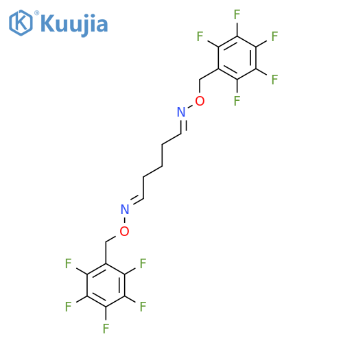 Glutaraldehyde bis-(O-pentafluorophenylmethyloxime) structure