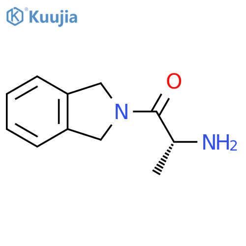 (2R)-2-Amino-1-(2,3-dihydro-1H-isoindol-2-yl)propan-1-one structure