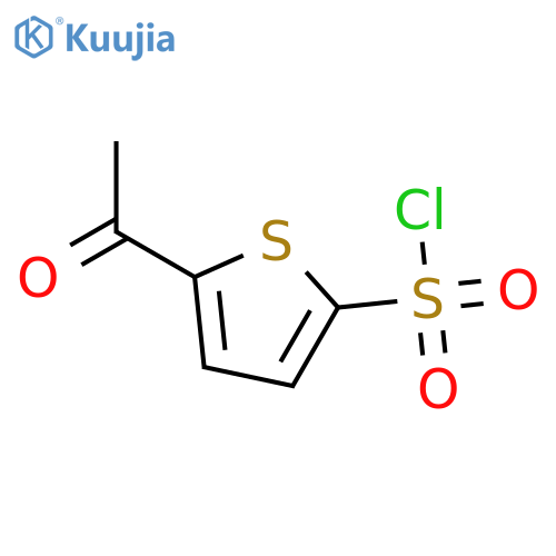 5-Acetylthiophene-2-sulfonyl chloride structure