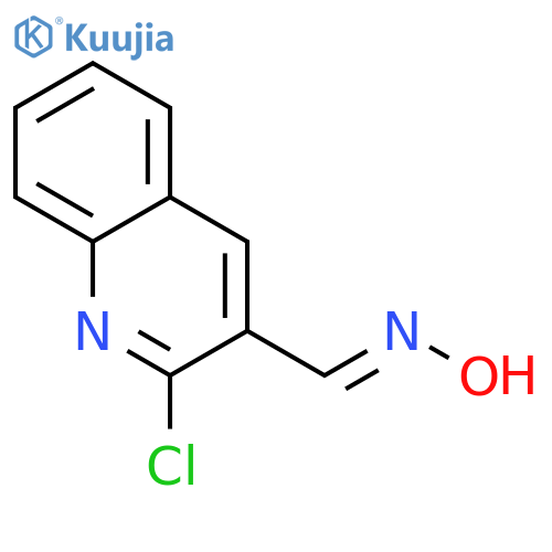 N-(2-chloroquinolin-3-yl)methylidenehydroxylamine structure