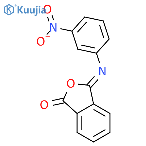 (3Z)-3-[(3-Nitrophenyl)imino]-2-benzofuran-1(3H)-one structure