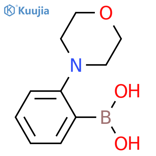 (2-Morpholinophenyl)boronic acid structure