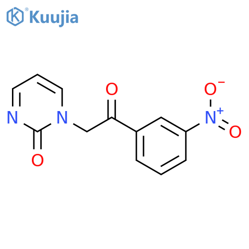 1-(2-(3-Nitrophenyl)-2-oxoethyl)pyrimidin-2(1H)-one structure