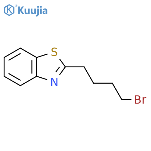 2-(4-bromobutyl)-1,3-benzothiazole structure