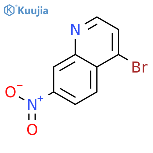 4-Bromo-7-nitroquinoline structure