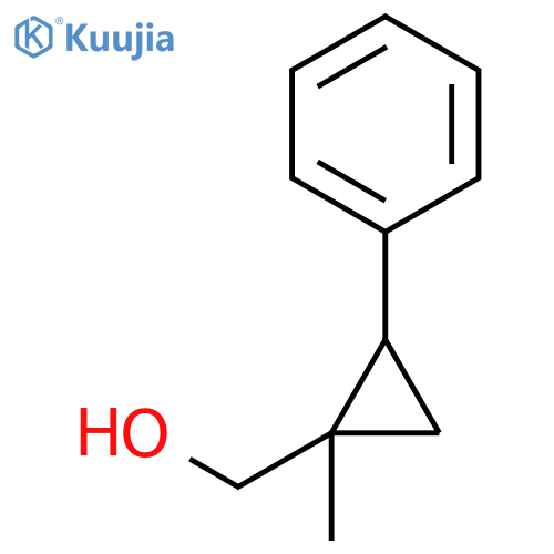 Cyclopropanemethanol, 1-methyl-2-phenyl- structure