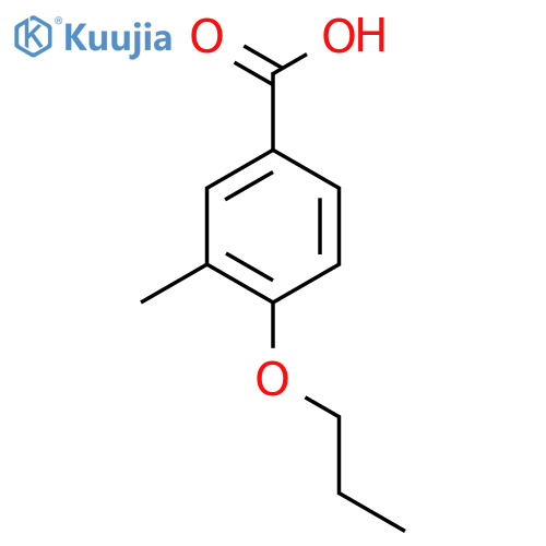 3-Methyl-4-propoxybenzoic acid structure