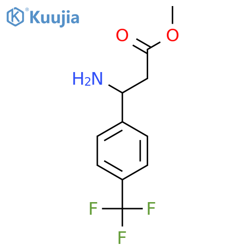 Methyl 3-Amino-3-4-(trifluoromethyl)phenylpropanoate structure