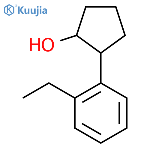 2-(2-Ethylphenyl)cyclopentan-1-ol structure
