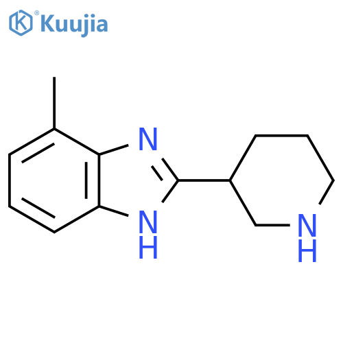 7-Methyl-2-piperidin-3-yl-1H-benzimidazole structure