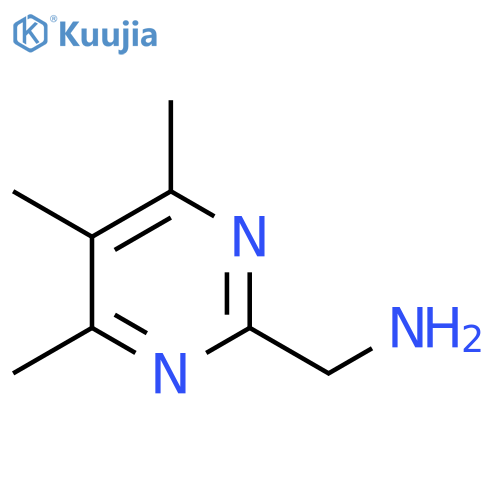 (trimethylpyrimidin-2-yl)methanamine structure