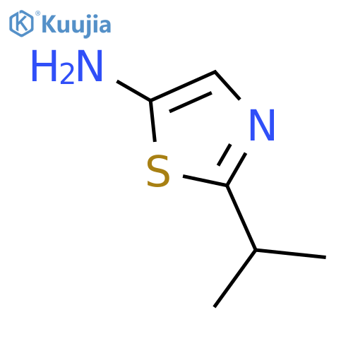 2-(propan-2-yl)-1,3-thiazol-5-amine structure