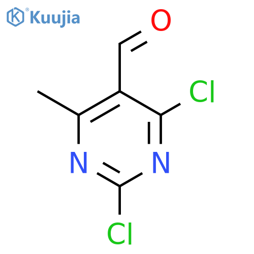 2,4-Dichloro-6-methylpyrimidine-5-carbaldehyde structure