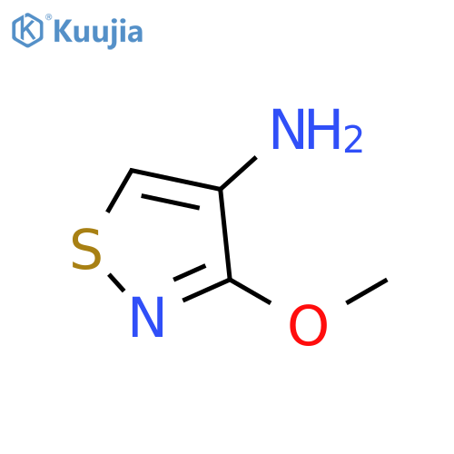 4-Isothiazolamine, 3-methoxy- structure