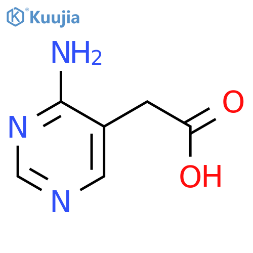 2-(4-Aminopyrimidin-5-yl)acetic acid structure