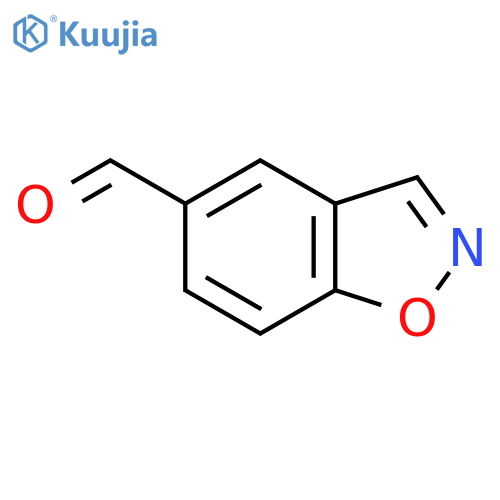 1,2-Benzoxazole-5-carbaldehyde structure