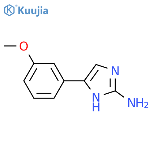 4-(3-methoxyphenyl)-1H-imidazol-2-amine structure