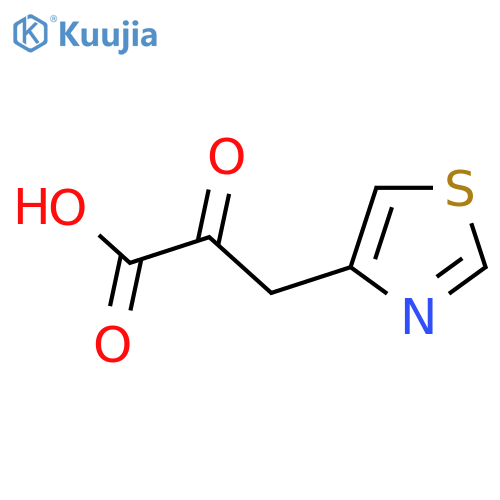 2-oxo-3-(1,3-thiazol-4-yl)propanoic acid structure