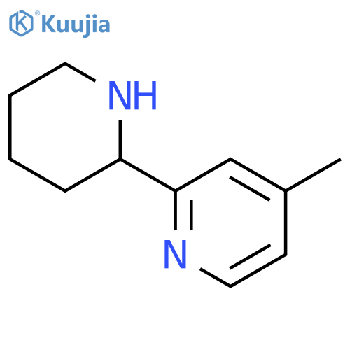 4-methyl-2-(piperidin-2-yl)pyridine structure