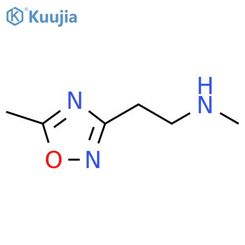 1,2,4-Oxadiazole-3-ethanamine, N,5-dimethyl- structure