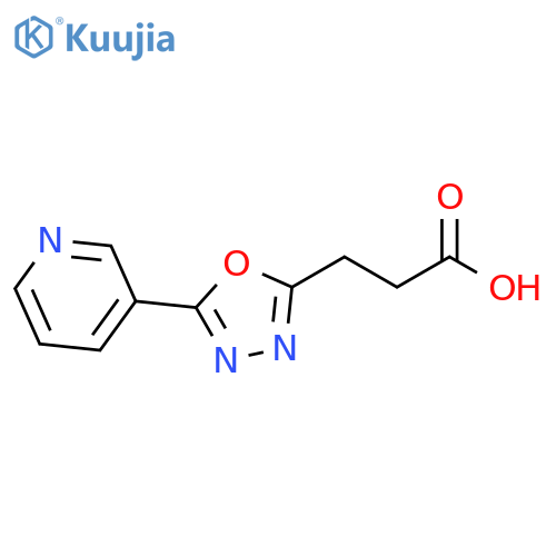 3-5-(pyridin-3-yl)-1,3,4-oxadiazol-2-ylpropanoic Acid structure