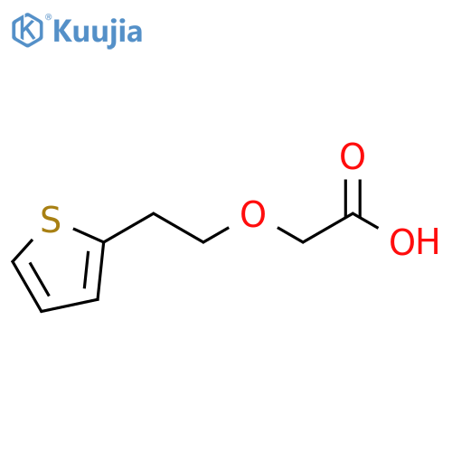 2-[2-(THIOPHEN-2-YL)ETHOXY]ACETIC ACID structure