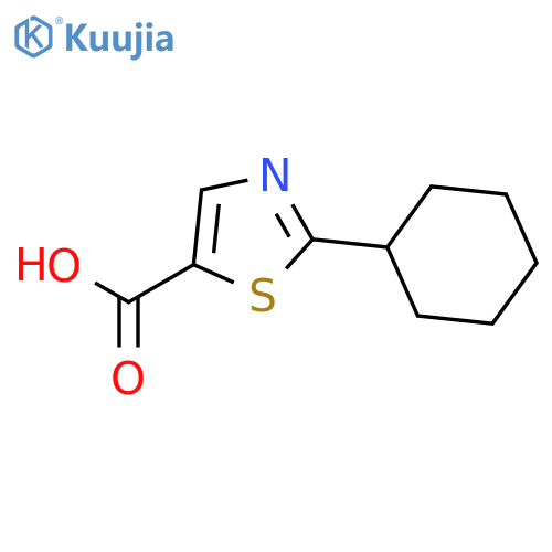 2-CYCLOHEXYL-1,3-THIAZOLE-5-CARBOXYLIC ACID structure