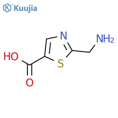2-(Aminomethyl)thiazole-5-carboxylic Acid structure