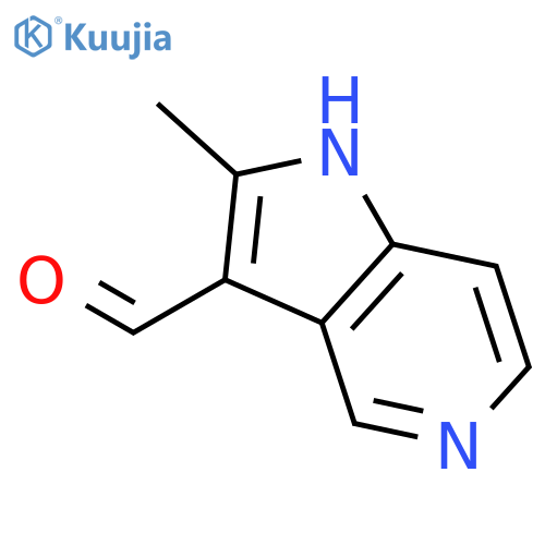 2-methyl-1H-pyrrolo[3,2-c]pyridine-3-carbaldehyde structure
